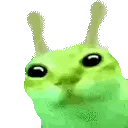 Horns Green Caterpillar Close Up Sticker