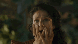Horribly Shocked Face GOT GIF