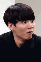 Horrified Jungkook Expression GIF
