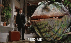 Horror Creature Feed Me GIF