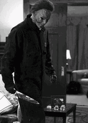 Horror Movie Killer Characters Slideshow GIF