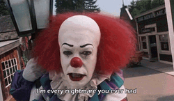 Horror Movie Stephen King Pennywise GIF