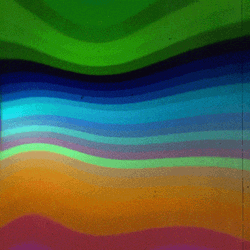 Horror Rainbow Color Waves