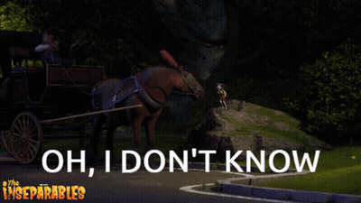 Horse Drawn Carriage With Oh I Don't Know GIF