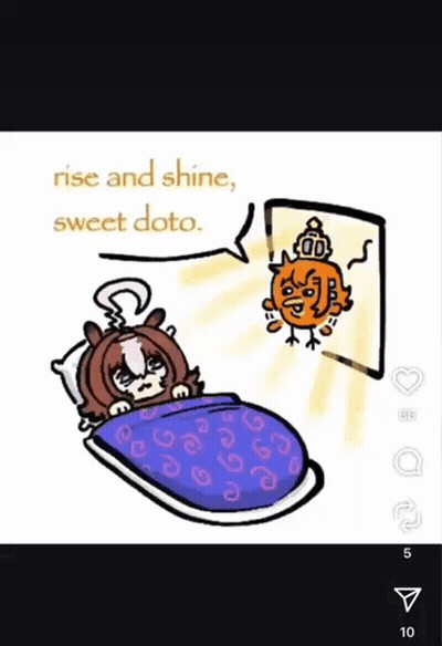 Horse In Bed Rise And Shine GIF