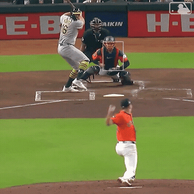 Horse Mascot Sitting With Baseball Bat GIF