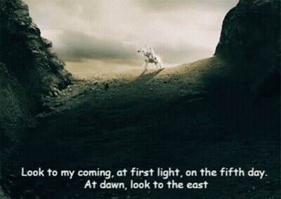 Horse Poster Look To My Coming At First Light On The Fifth Day GIF