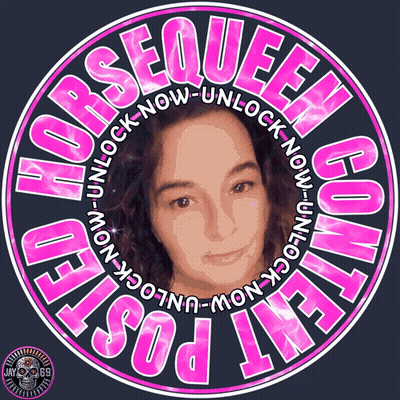 Horse Queen Content Poster With Woman GIF