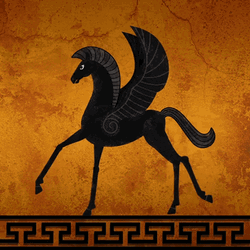 Horse Running Art  GIF