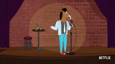 Horse Singing Into Microphone GIF