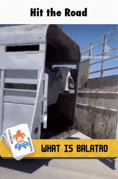 Horse Trailer Hit The Road What Is Balatro GIF