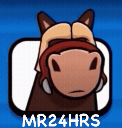 Horse With Mr24hrs Text GIF