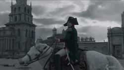 Horseback Riding Zoom Up Napoleon Meme GIF