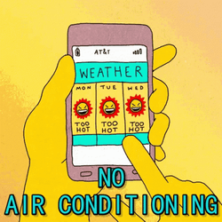 Hot Day No Air Conditioning GIF