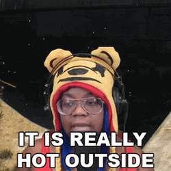 Hot Day Outside Gamer Girl GIF