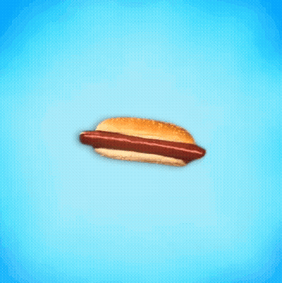 Hot Dog On Bun GIF