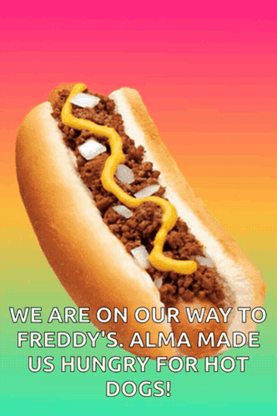 Hot Dog With Mustard And Onions GIF