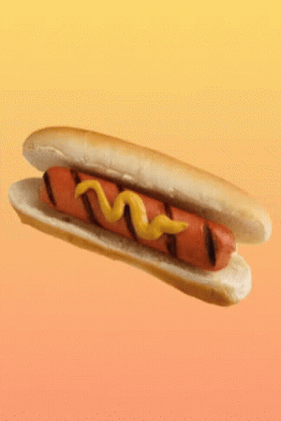 Hot Dog With Mustard GIF