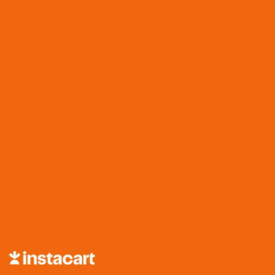 Hot Dogs With Instacart On Orange Background GIF