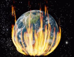 Hot Earth Burning Fire