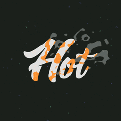 Hot Flames Typography