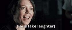 Hot Fuzz Loud Fake Laughter GIF