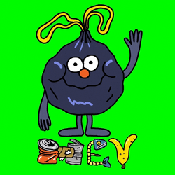 Hot Garbage Waving GIF