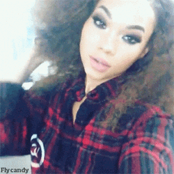 Hot Girl Curly Hair GIF