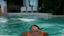 Hot Lady In Swimming Pool GIF