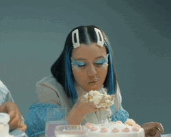 Hot Mess Eating Video GIF