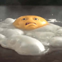 Hot Outside Boiling Egg Yolk GIF
