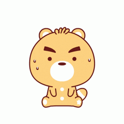 Hot Outside Cute Bear Melting GIF