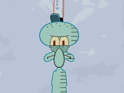 Hot Outside Squidward Exploding Brain GIF