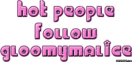 Hot People Follow Gloomymalice Sticker