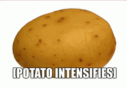 Hot Potato Feeling Intensifies GIF