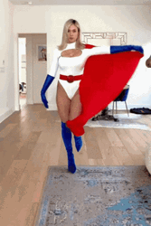Hot Power Girl Lauren Compton GIF