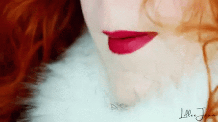 Hot Red Lips Sealed  GIF
