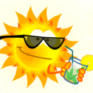 Hot Summer Animated Sun