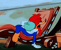 Hot Summer Woody Woodpecker GIF