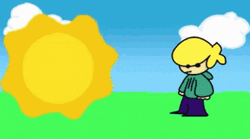 Hot Sun Shine Hits GIF