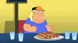 Hot To Go Chris Griffin Eating Hot Dog GIF