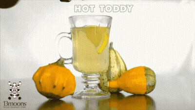 Hot Toddy With Lemon Slice GIF