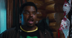 Hot Tub Time Machine Craig Robinson Shocked  GIF
