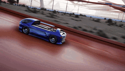 Hot Wheels Blue Deora II GIF