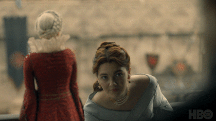 Hotd Alicent And Otto Hightower Viserys Targaryen GIF