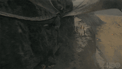 Hotd Dragon Breathing Fire To The Ground GIF