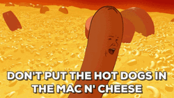 Hotdog And Mac N Cheese GIF