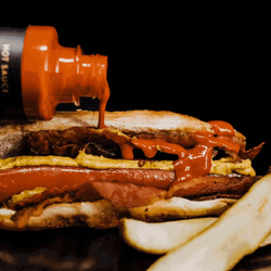Hotdog Got My Fingers Stained With Catsup GIF