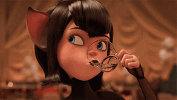 Hotel Transylvania Drink Spit GIF
