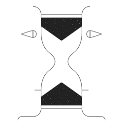 Hourglass Facial Illustration GIF